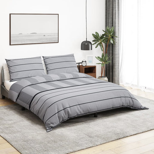 Dekbedovertrekset 200x200 cm katoen grijs is nu te koop bij PeponiXL, paradijselijk wonen!