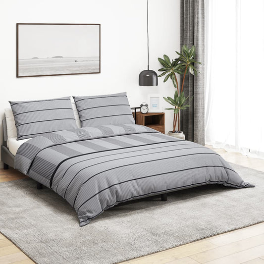 Dekbedovertrekset 155x220 cm katoen grijs is nu te koop bij PeponiXL, paradijselijk wonen!