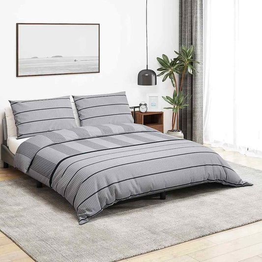 Dekbedovertrekset 200x220 cm katoen grijs is nu te koop bij PeponiXL, paradijselijk wonen!