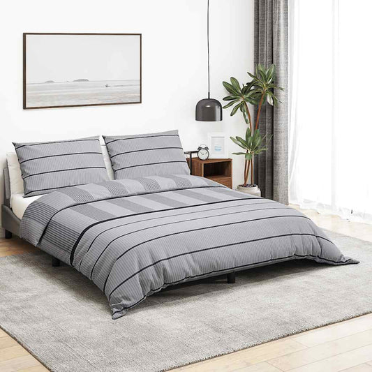Dekbedovertrekset 140x200 cm katoen grijs is nu te koop bij PeponiXL, paradijselijk wonen!