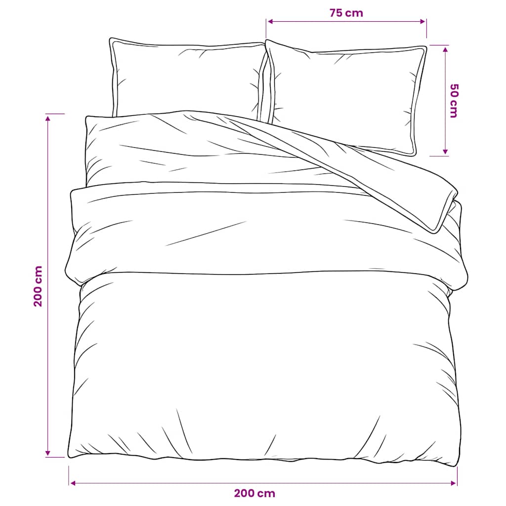 Dekbedovertrekset 200x200 cm katoen grijs is nu te koop bij PeponiXL, paradijselijk wonen!