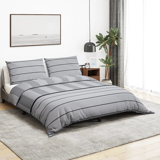 Dekbedovertrekset 200x200 cm katoen grijs is nu te koop bij PeponiXL, paradijselijk wonen!