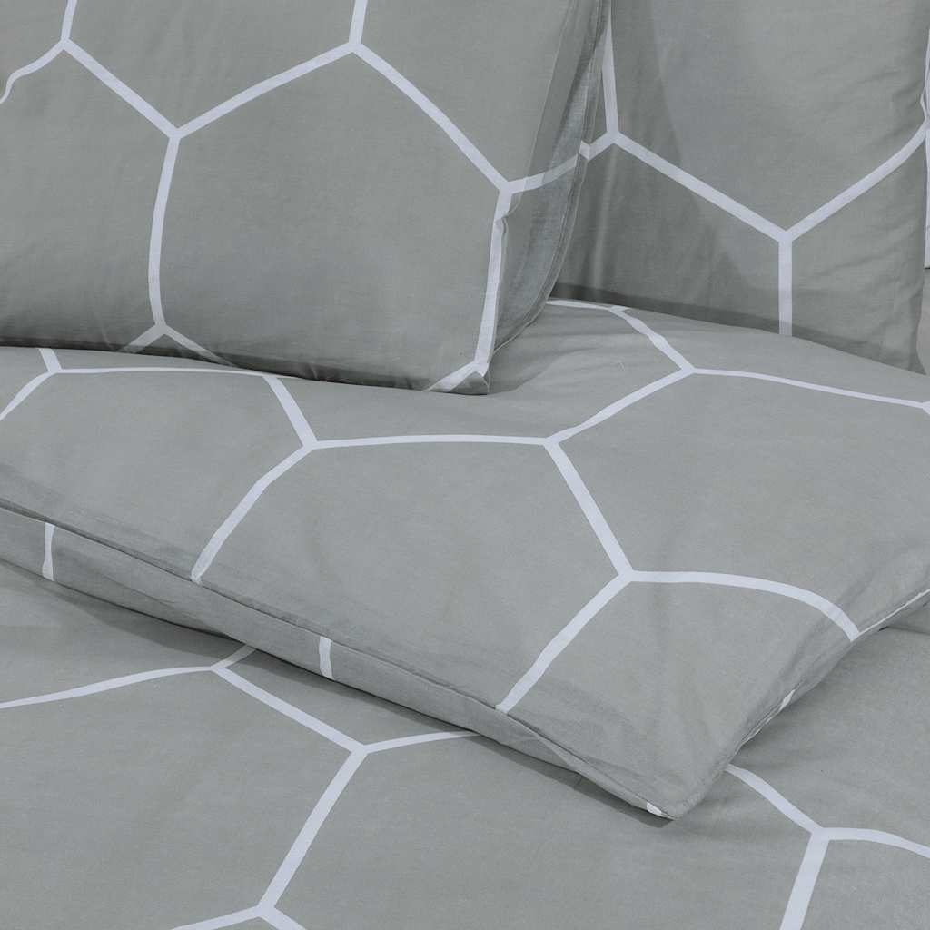 Dekbedovertrekset 200x200 cm katoen grijs is nu te koop bij PeponiXL, paradijselijk wonen!