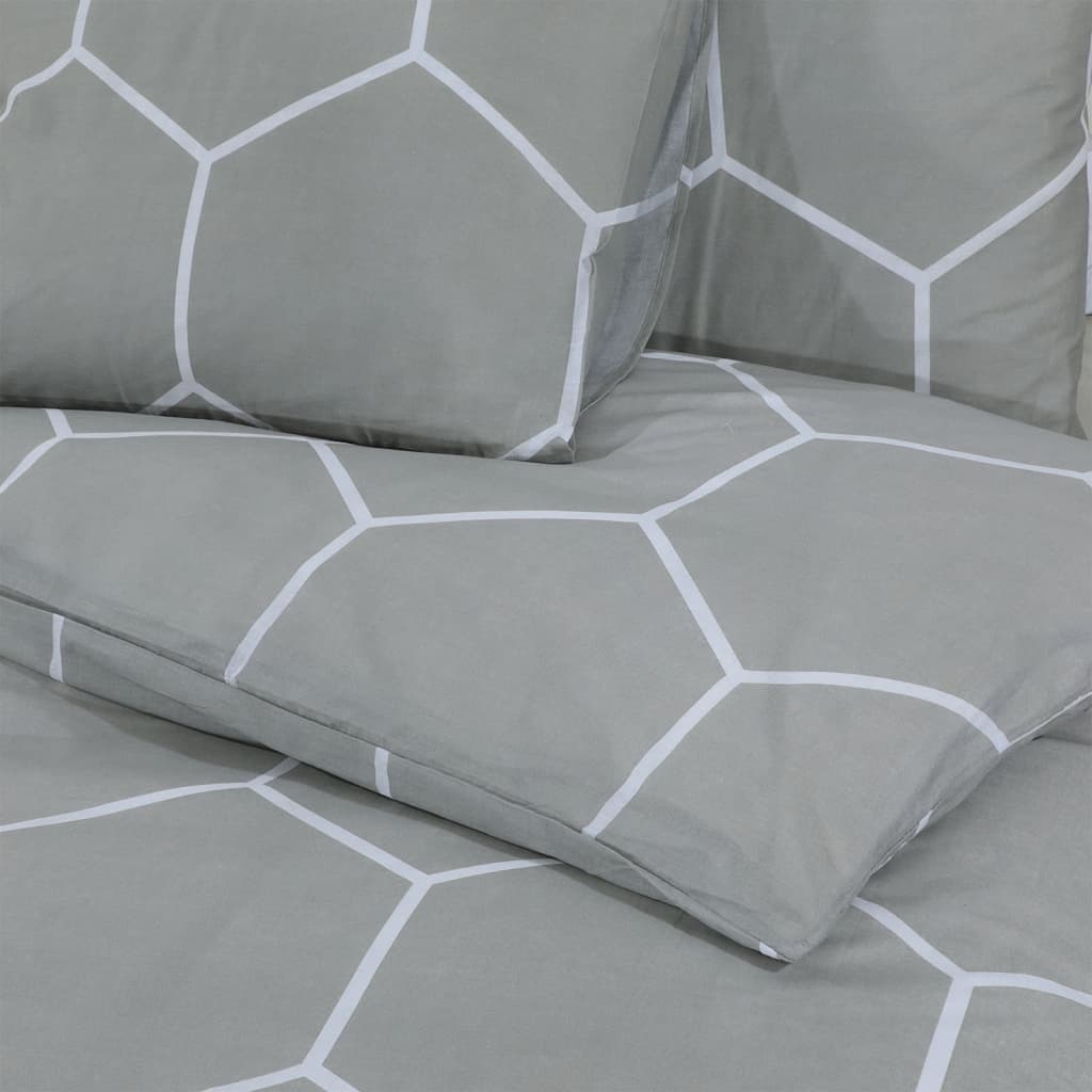 Dekbedovertrekset 240x220 cm katoen grijs is nu te koop bij PeponiXL, paradijselijk wonen!
