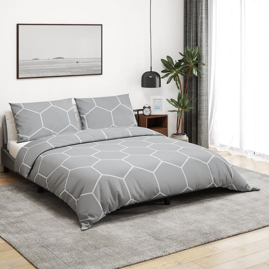 Dekbedovertrekset 240x220 cm katoen grijs is nu te koop bij PeponiXL, paradijselijk wonen!