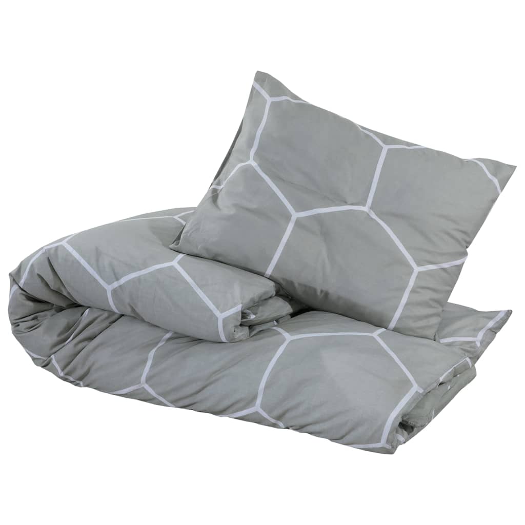 Dekbedovertrekset 200x200 cm katoen grijs is nu te koop bij PeponiXL, paradijselijk wonen!