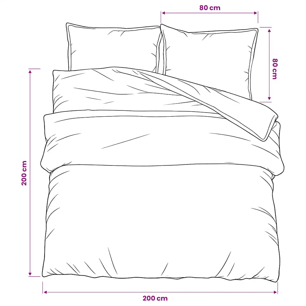Dekbedovertrekset 200x200 cm katoen grijs is nu te koop bij PeponiXL, paradijselijk wonen!
