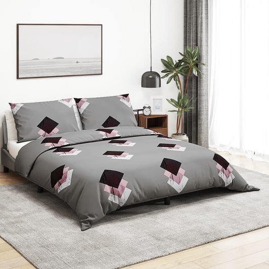 Dekbedovertrekset 200x200 cm katoen grijs is nu te koop bij PeponiXL, paradijselijk wonen!