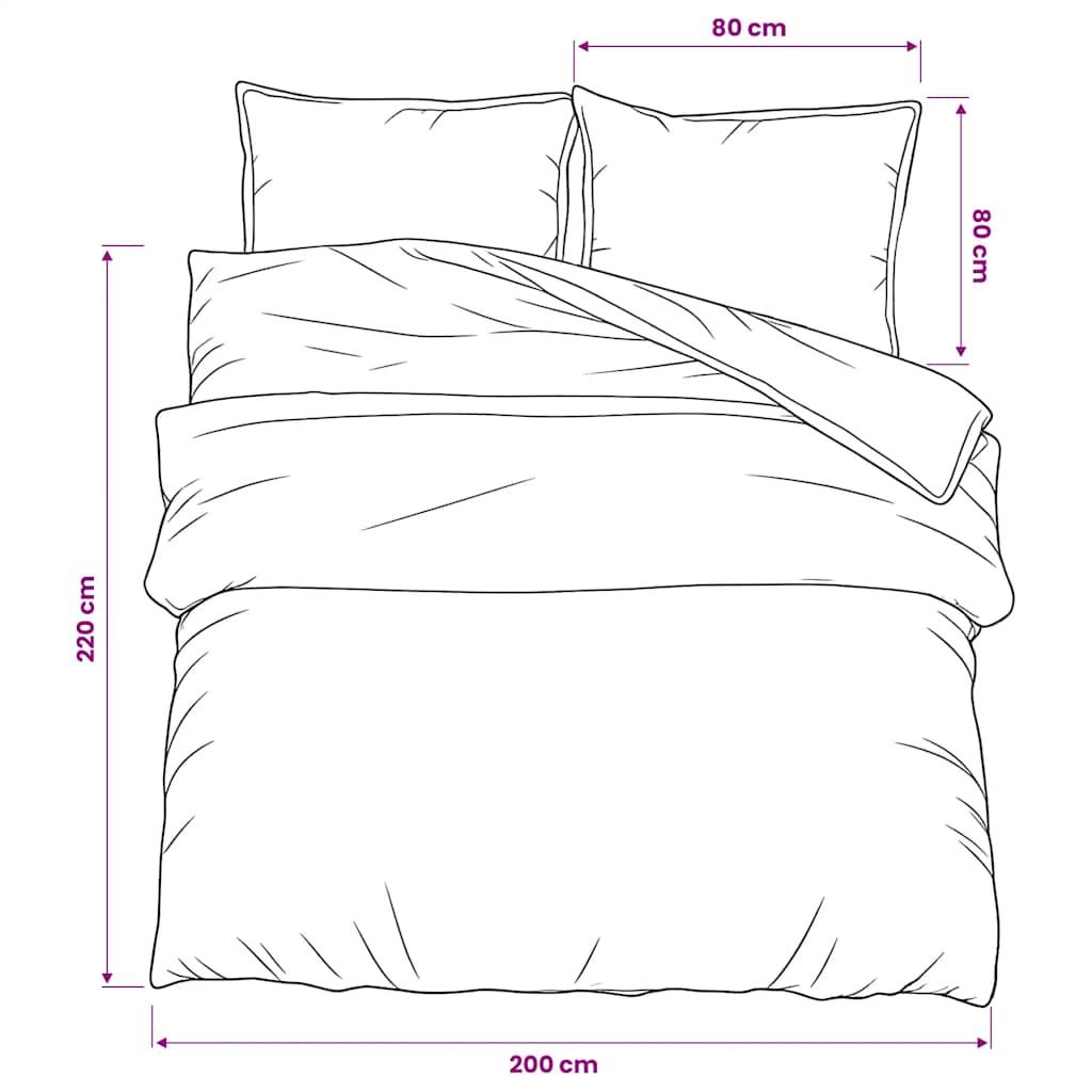 Dekbedovertrekset 200x220 cm katoen grijs is nu te koop bij PeponiXL, paradijselijk wonen!