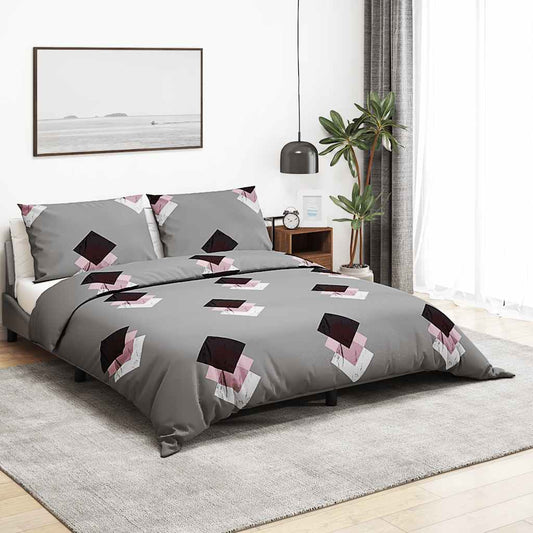 Dekbedovertrekset 200x220 cm katoen grijs is nu te koop bij PeponiXL, paradijselijk wonen!