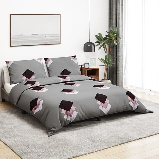 Dekbedovertrekset 225x220 cm katoen grijs is nu te koop bij PeponiXL, paradijselijk wonen!
