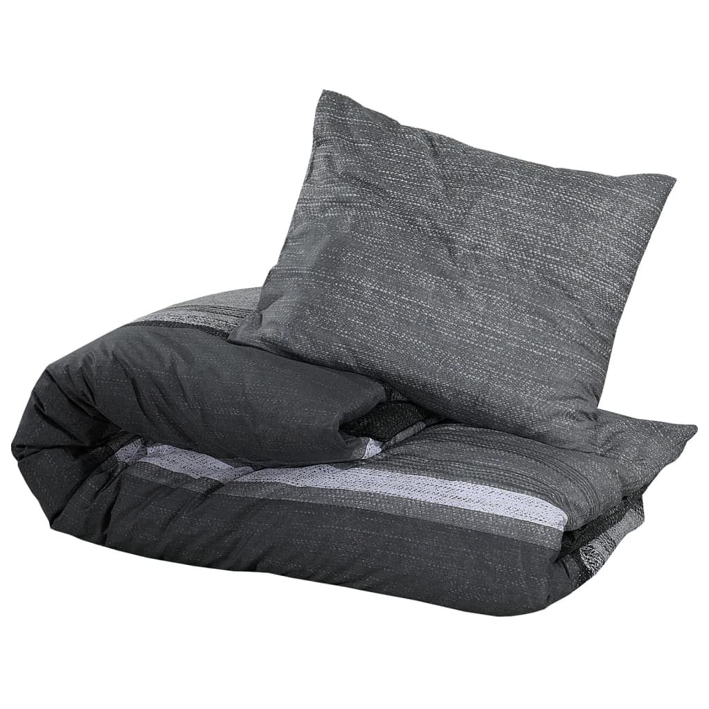 Dekbedovertrekset 200x200 cm katoen donkergrijs is nu te koop bij PeponiXL, paradijselijk wonen!
