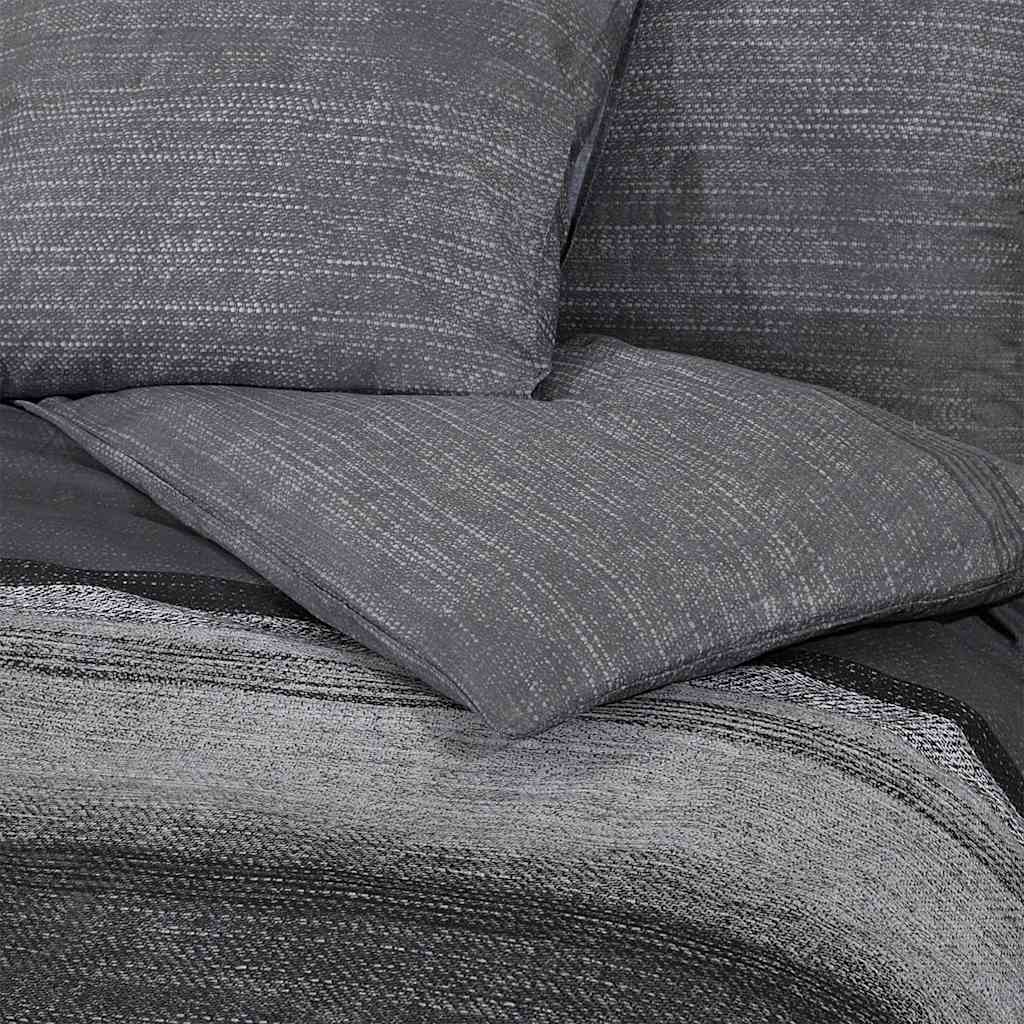 Dekbedovertrekset 200x200 cm katoen donkergrijs is nu te koop bij PeponiXL, paradijselijk wonen!