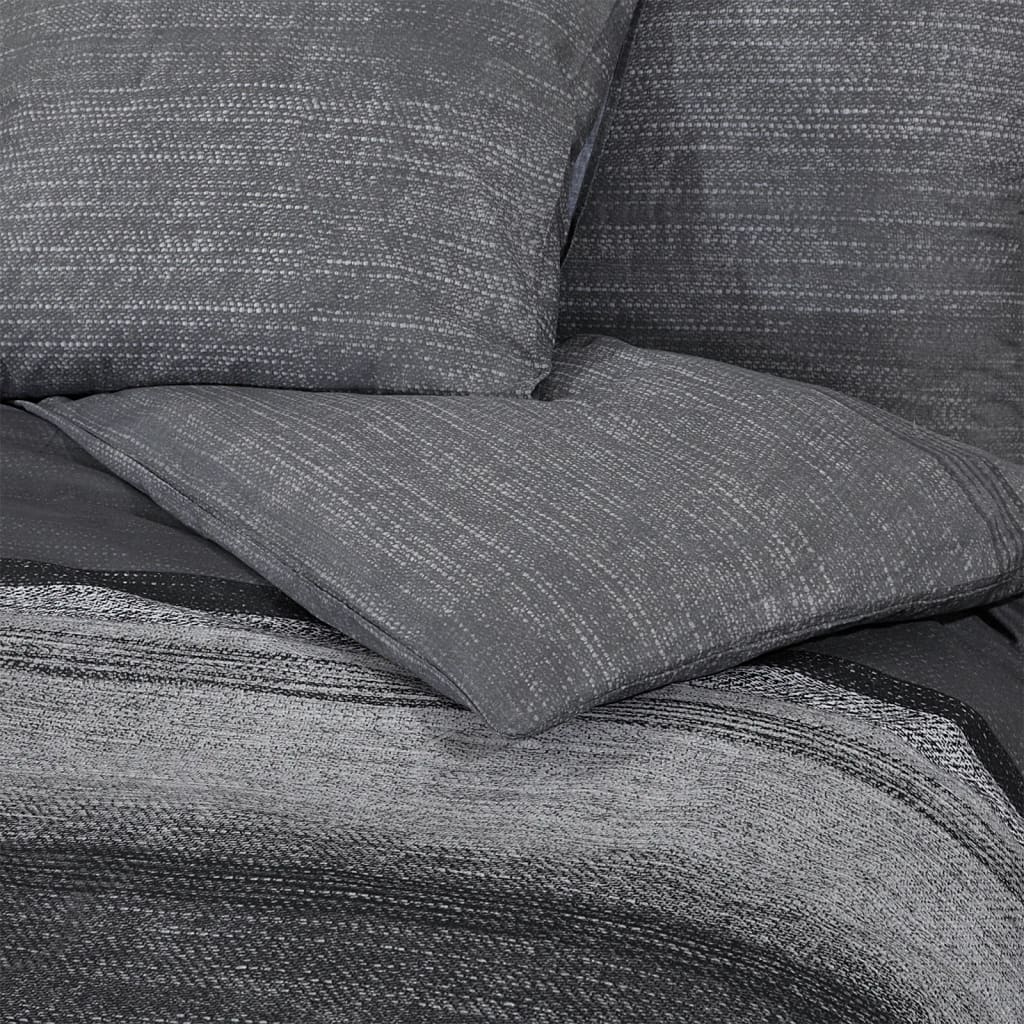 Dekbedovertrekset 260x220 cm katoen donkergrijs is nu te koop bij PeponiXL, paradijselijk wonen!