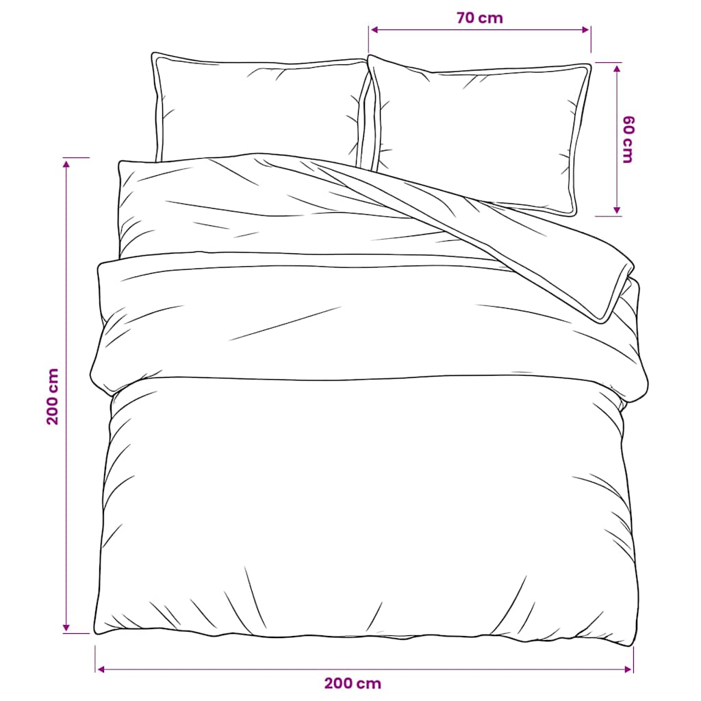 Dekbedovertrekset 200x200 cm katoen zwart en wit is nu te koop bij PeponiXL, paradijselijk wonen!