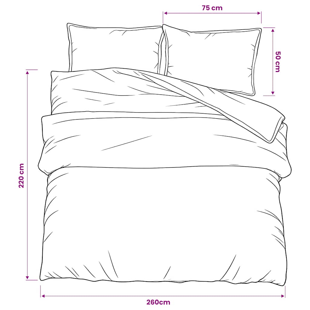 Dekbedovertrekset 260x220 cm katoen zwart en wit is nu te koop bij PeponiXL, paradijselijk wonen!