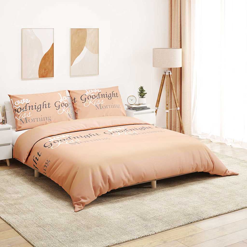 Dekbedovertrekset 220x240 cm katoen roze is nu te koop bij PeponiXL, paradijselijk wonen!