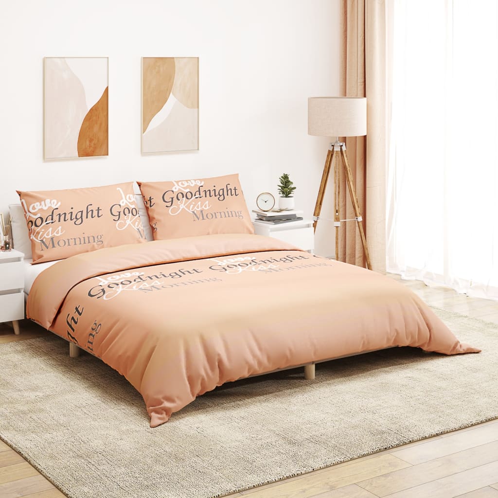 Dekbedovertrekset 135x200 cm katoen roze is nu te koop bij PeponiXL, paradijselijk wonen!