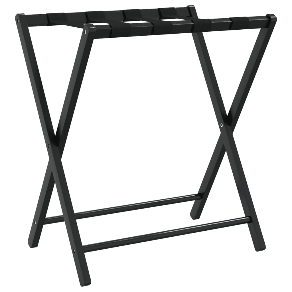 Bagagerek 68,5x38x58 cm bamboe zwart is nu te koop bij PeponiXL, paradijselijk wonen!