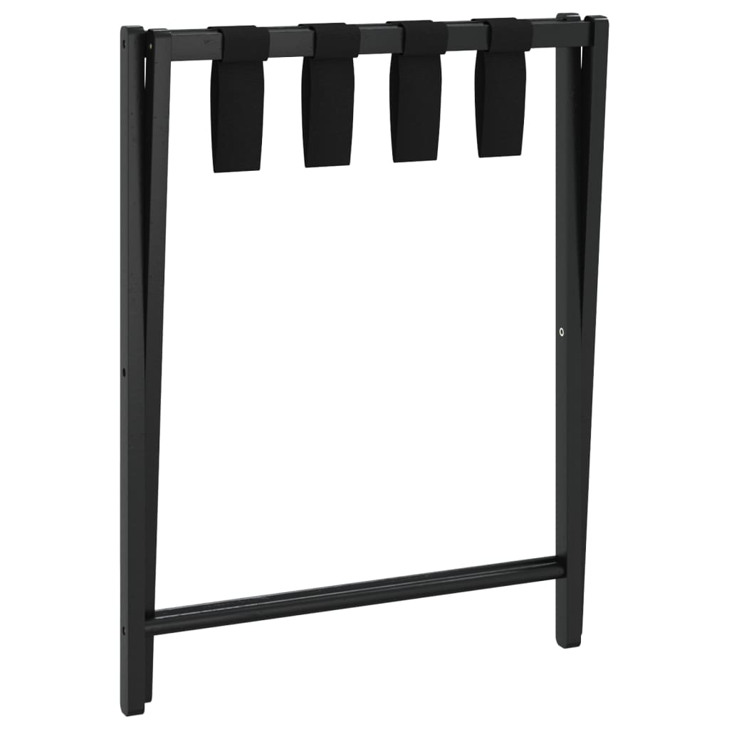 Bagagerek 68,5x38x58 cm bamboe zwart is nu te koop bij PeponiXL, paradijselijk wonen!