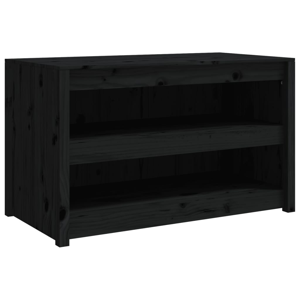 Keukenkast voor buiten MEPPEL 106x55x64 cm massief grenenhout zwart is nu te koop bij PeponiXL, paradijselijk wonen!