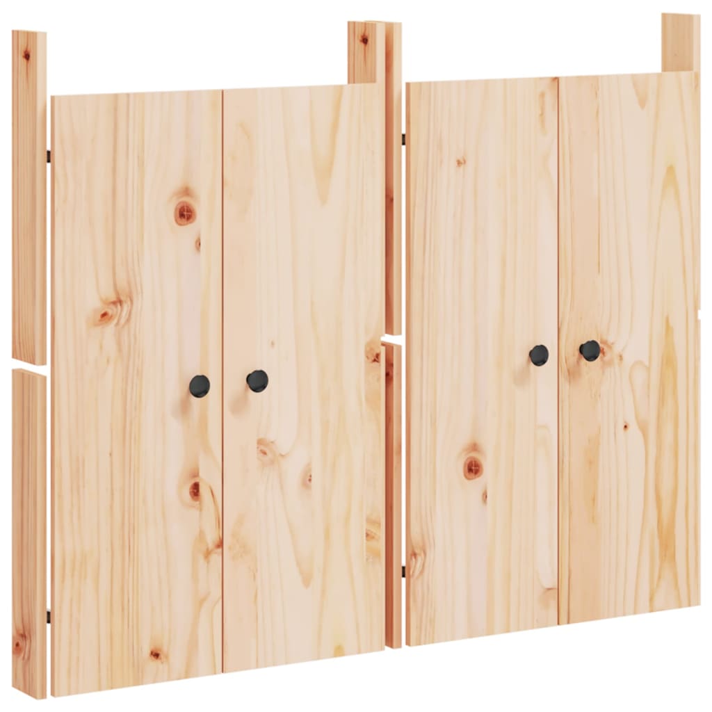 Kastdeurtjes voor buitenkeuken MEPPEL 2 st 50x9x82 cm grenenhout is nu te koop bij PeponiXL, paradijselijk wonen!
