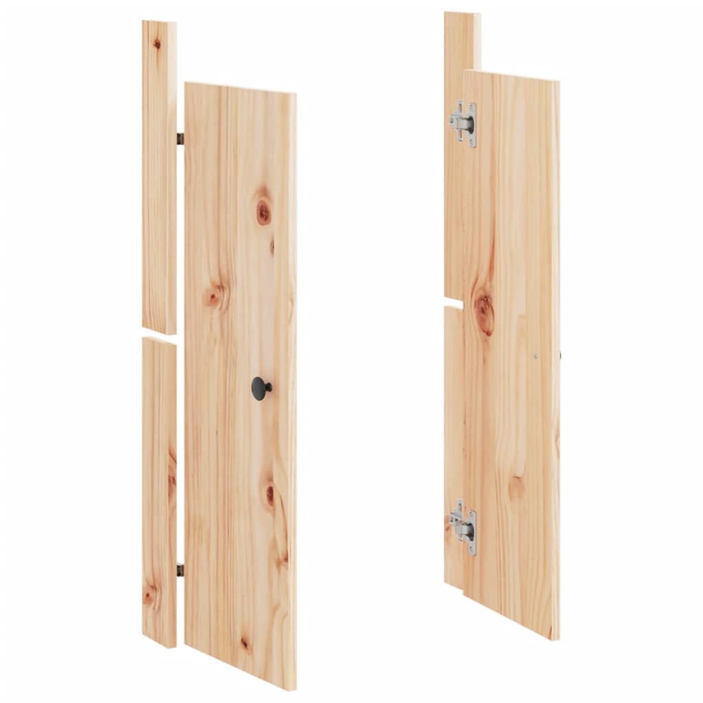 Kastdeurtjes voor buitenkeuken MEPPEL 2 st 50x9x82 cm grenenhout is nu te koop bij PeponiXL, paradijselijk wonen!