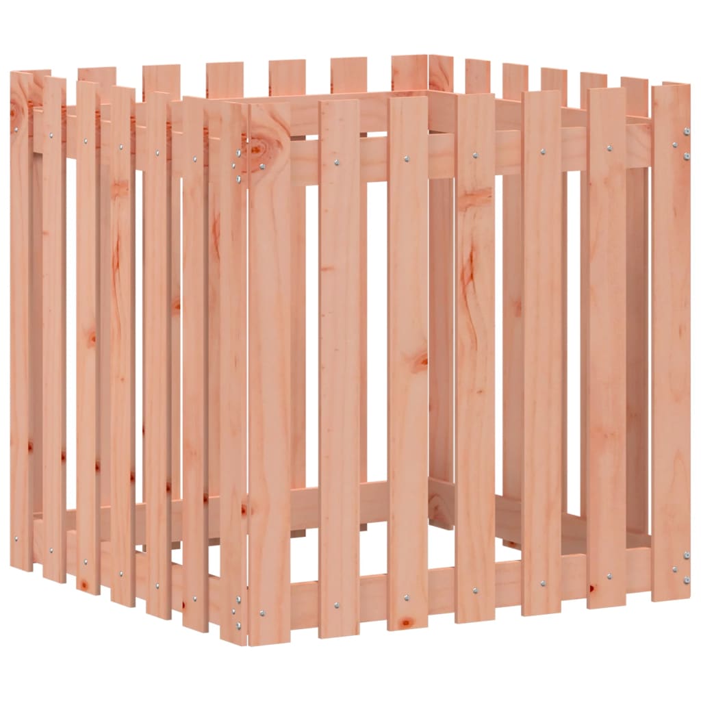Plantenbak met hekontwerp 70x70x70 cm massief douglashout is nu te koop bij PeponiXL, paradijselijk wonen!