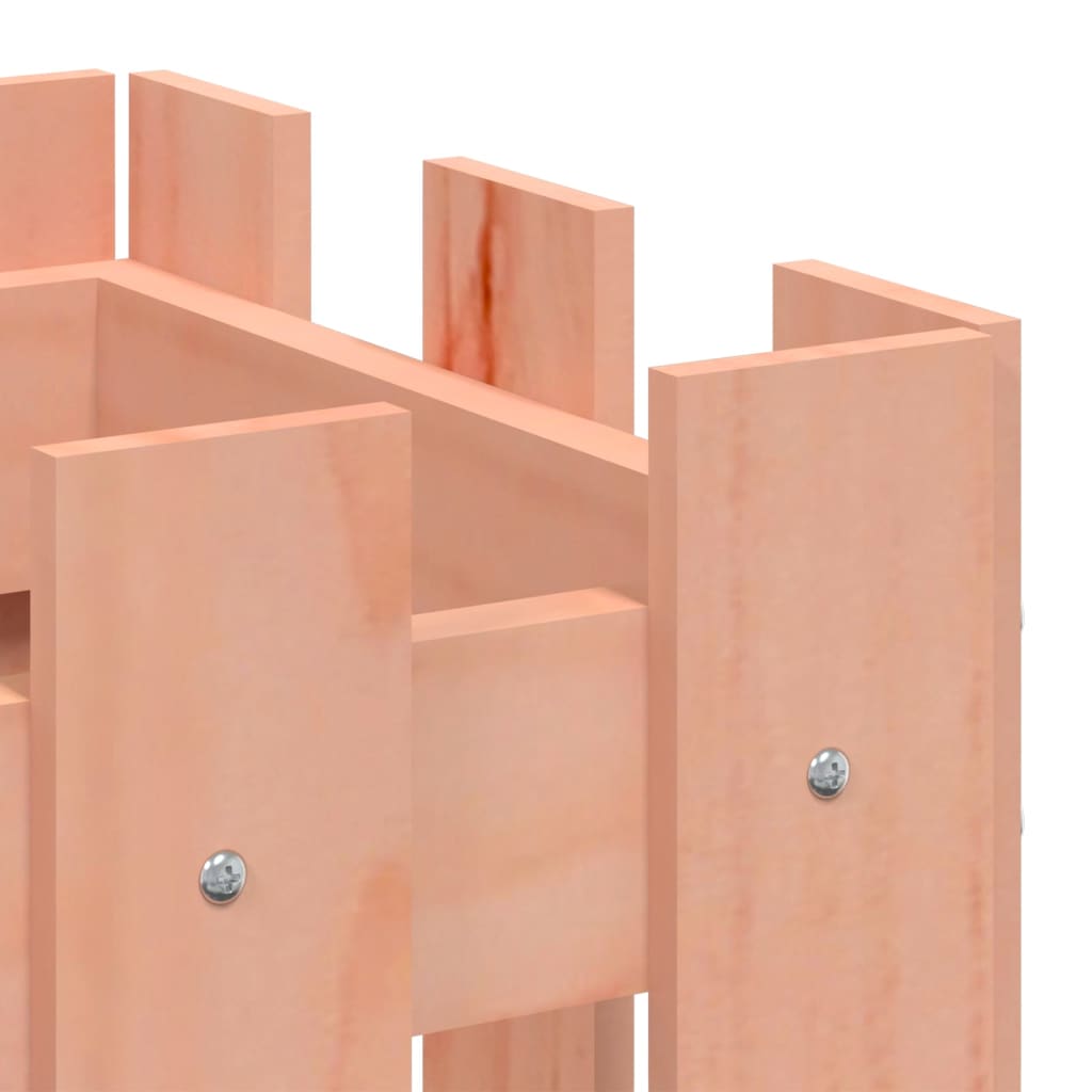 Plantenbak met hekontwerp 60x30x30 cm massief dougashout is nu te koop bij PeponiXL, paradijselijk wonen!