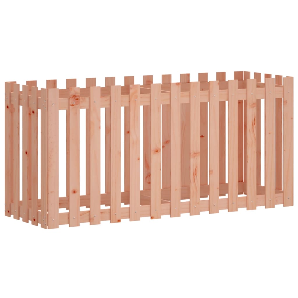 Plantenbak verhoogd hekontwerp 150x50x70 cm massief douglashout is nu te koop bij PeponiXL, paradijselijk wonen!
