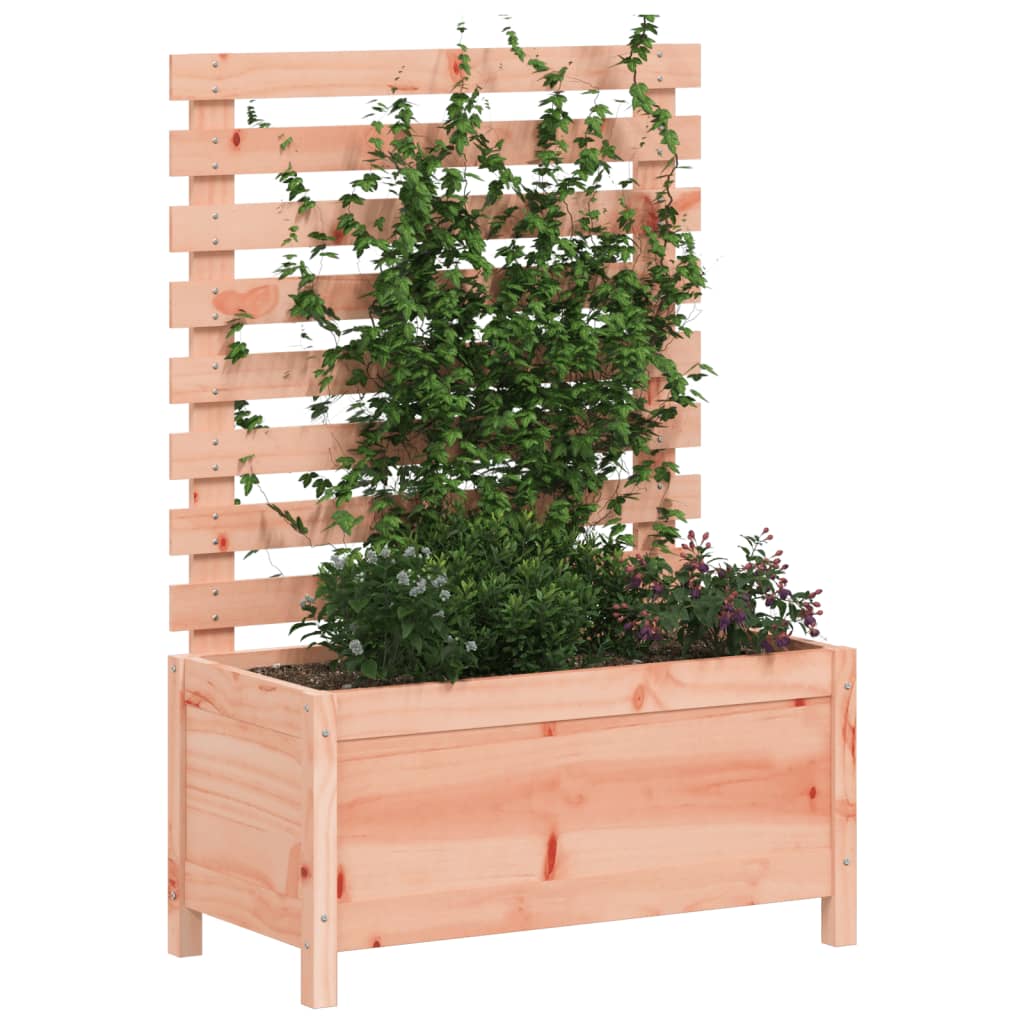 Plantenbak met rek 79x39,5x114 cm massief douglashout is nu te koop bij PeponiXL, paradijselijk wonen!