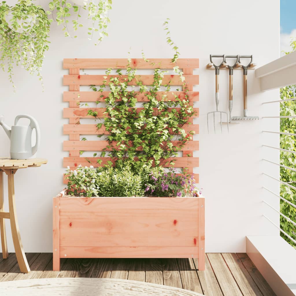 Plantenbak met rek 79x39,5x114 cm massief douglashout is nu te koop bij PeponiXL, paradijselijk wonen!
