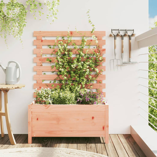 Plantenbak met rek 79x39,5x114 cm massief douglashout is nu te koop bij PeponiXL, paradijselijk wonen!