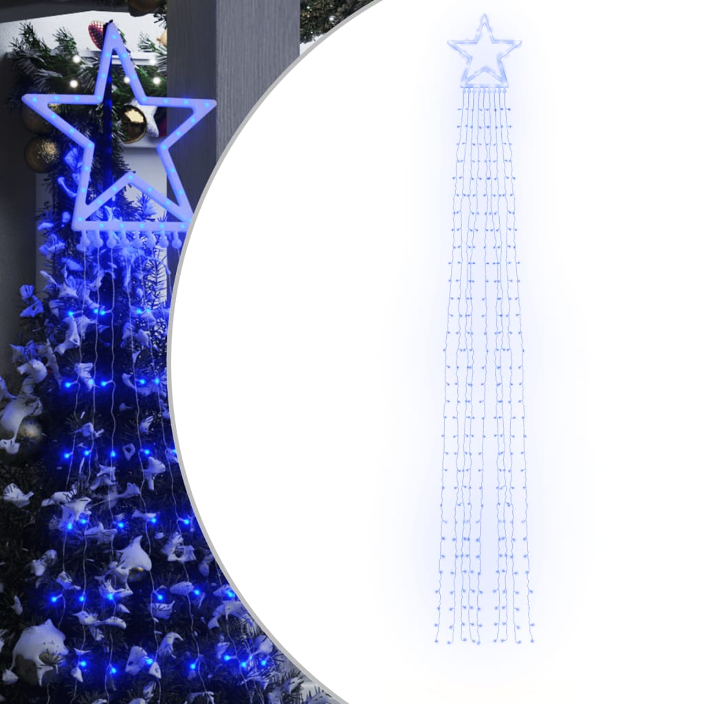 Kerstboomverlichting 320 blauwe LED's 375 cm is nu te koop bij PeponiXL, paradijselijk wonen!