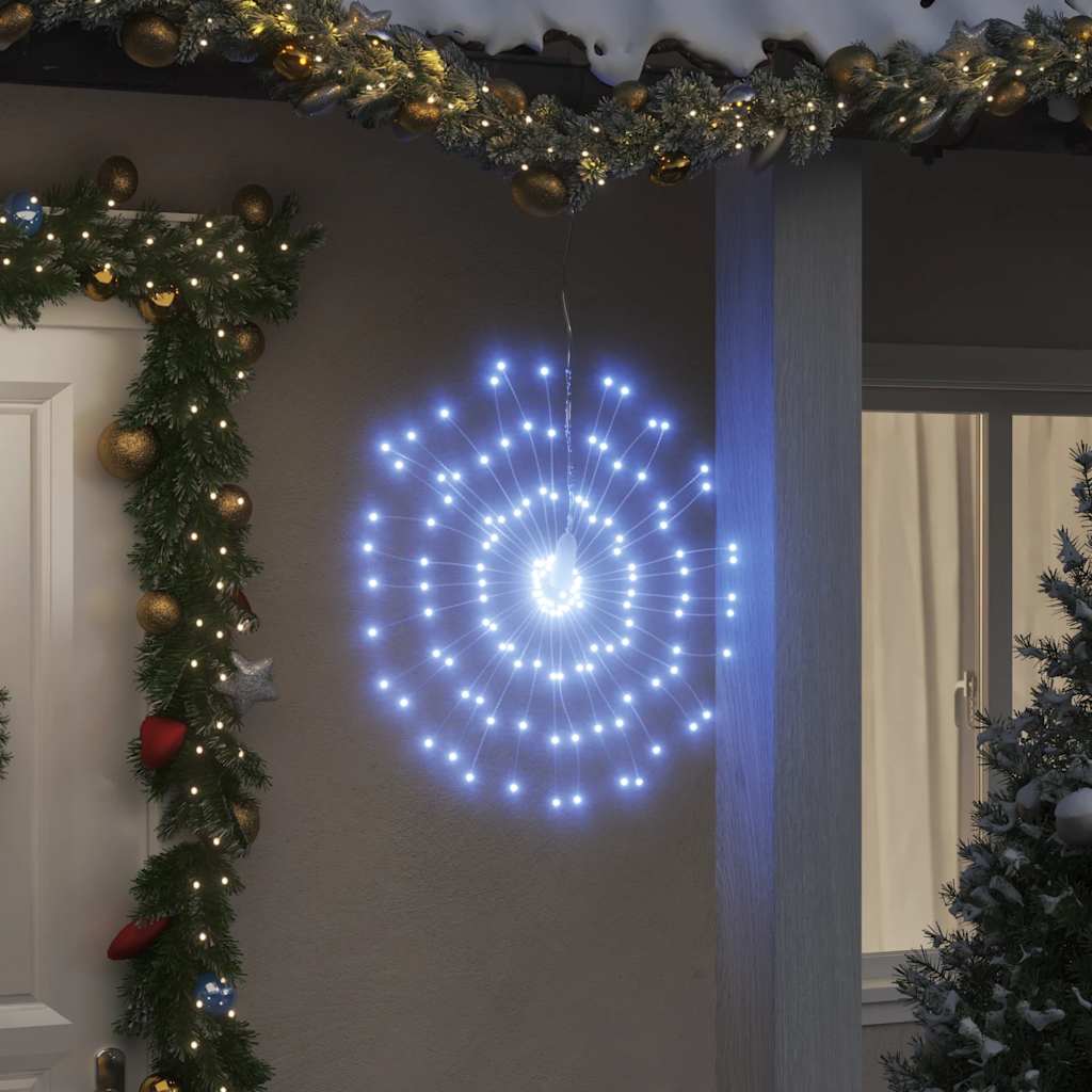 Kerstverlichting vuurwerk 140 koudwitte LED's 17 cm is nu te koop bij PeponiXL, paradijselijk wonen!