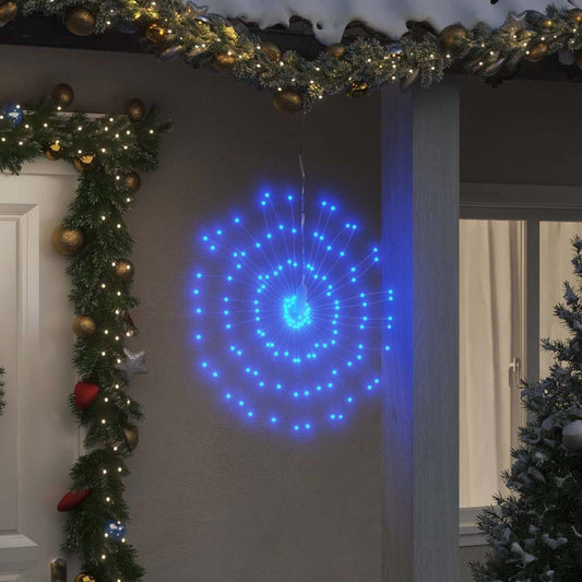 Kerstverlichting vuurwerk 140 blauwe LED's 17 cm is nu te koop bij PeponiXL, paradijselijk wonen!