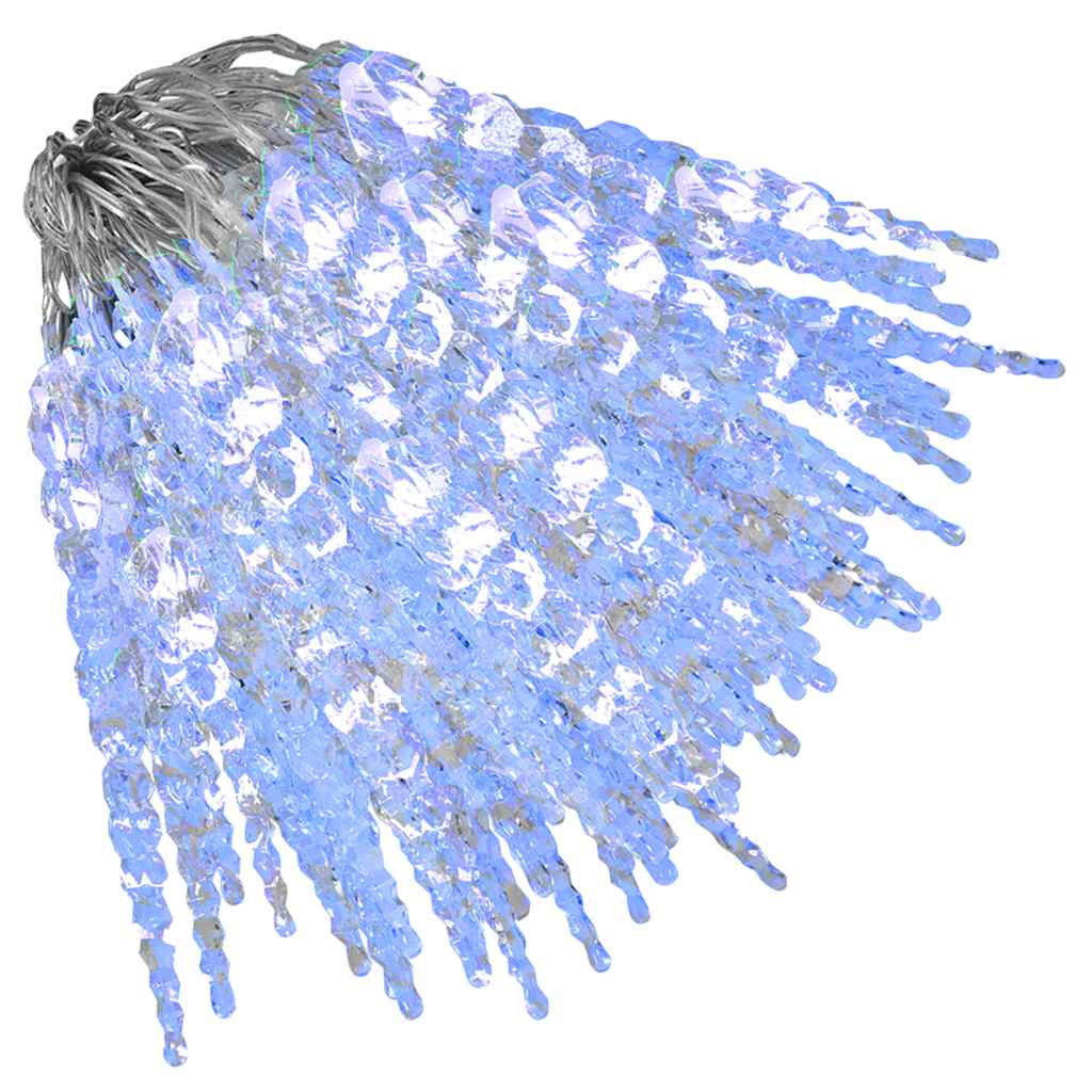 Kerstverlichting ijspegels 200 blauwe LED's 20 m acryl PVC is nu te koop bij PeponiXL, paradijselijk wonen!