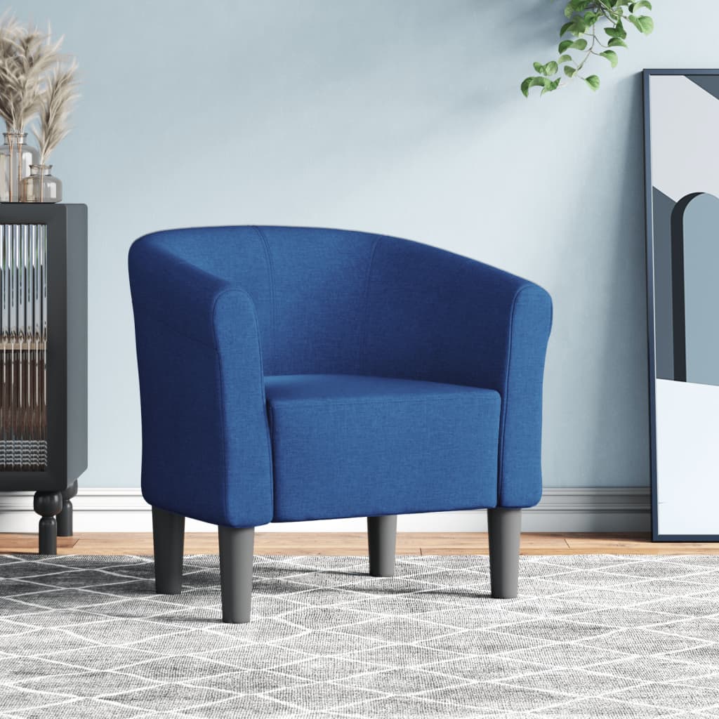Kuipstoel stof blauw is nu te koop bij PeponiXL, paradijselijk wonen!