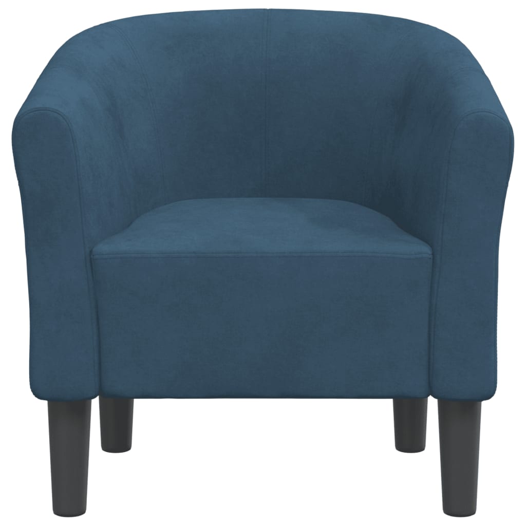 Kuipstoel fluweel donkerblauw is nu te koop bij PeponiXL, paradijselijk wonen!