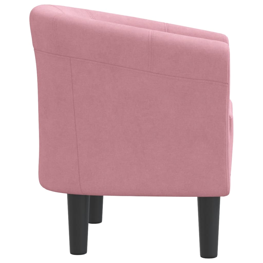 Kuipstoel fluweel roze is nu te koop bij PeponiXL, paradijselijk wonen!