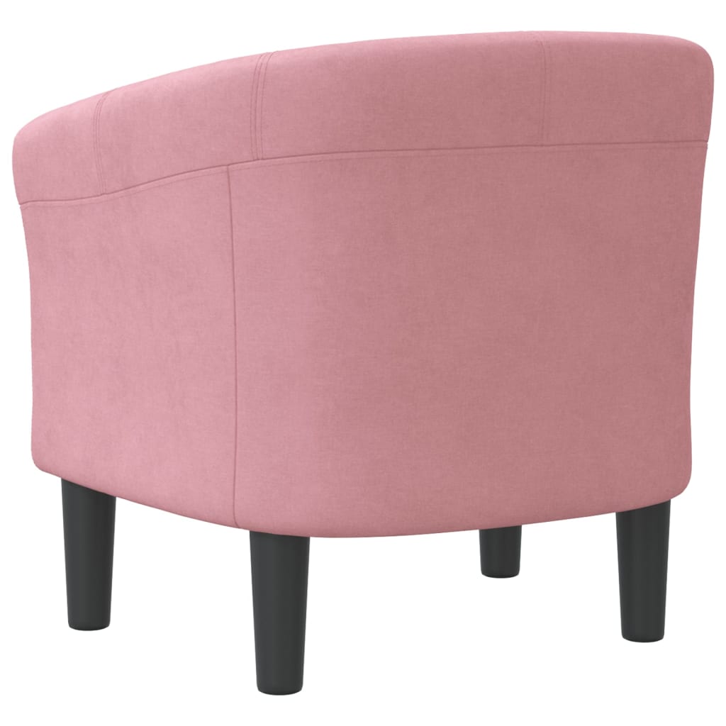 Kuipstoel fluweel roze is nu te koop bij PeponiXL, paradijselijk wonen!