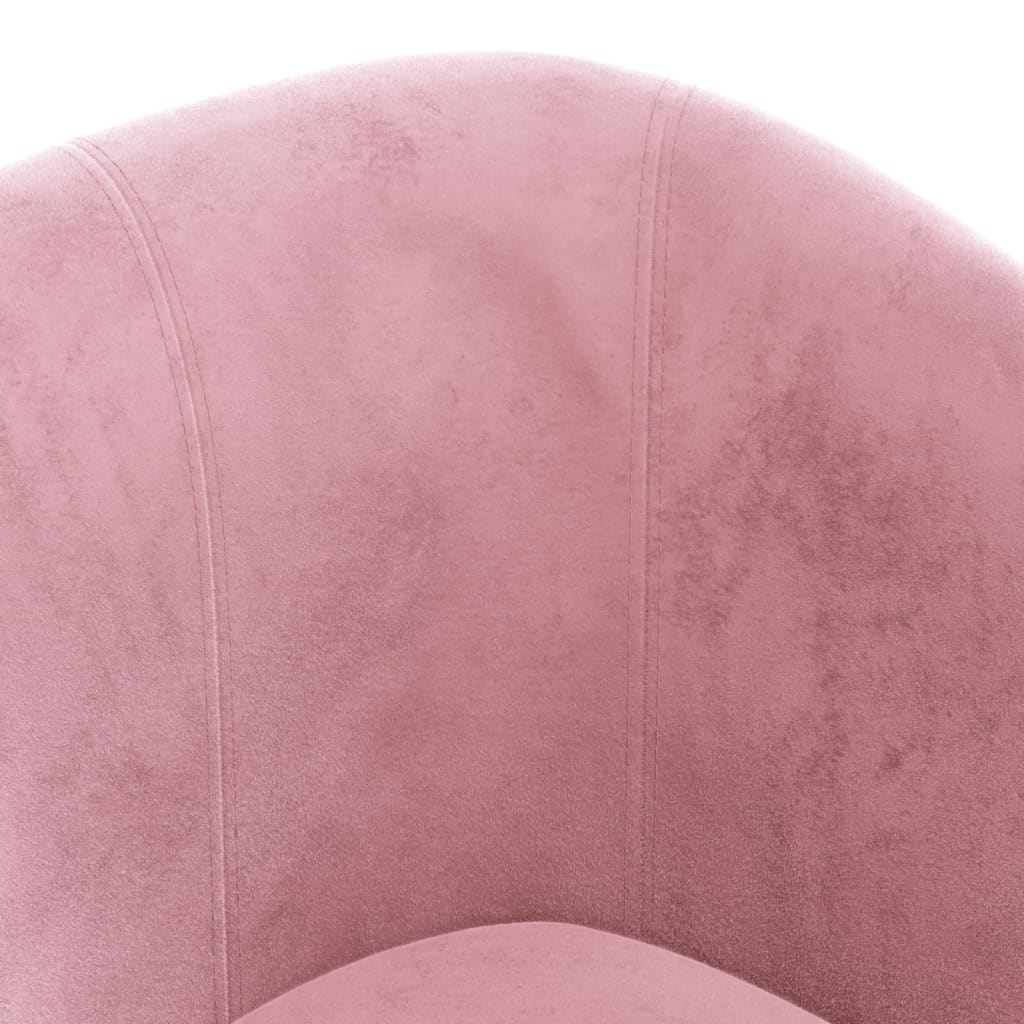 Kuipstoel fluweel roze is nu te koop bij PeponiXL, paradijselijk wonen!