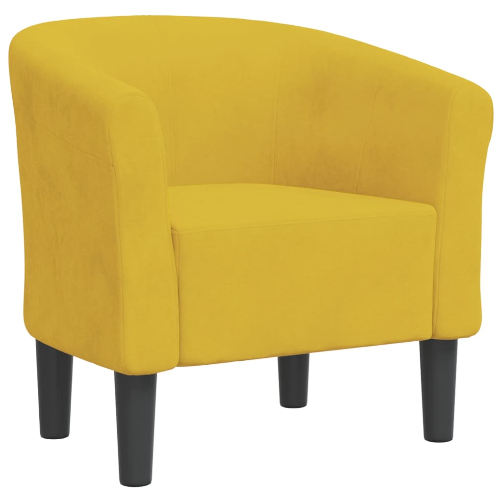 Kuipstoel fluweel geel is nu te koop bij PeponiXL, paradijselijk wonen!