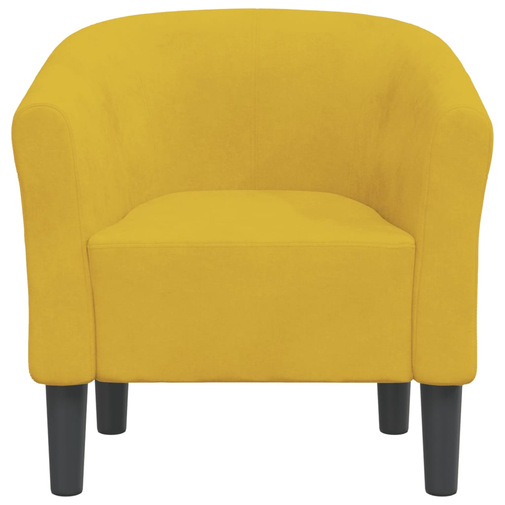 Kuipstoel fluweel geel is nu te koop bij PeponiXL, paradijselijk wonen!