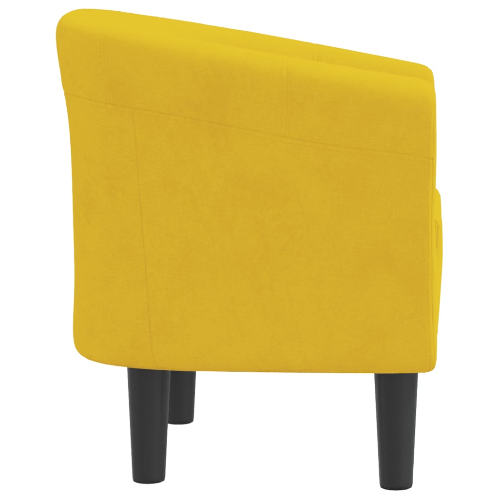 Kuipstoel fluweel geel is nu te koop bij PeponiXL, paradijselijk wonen!