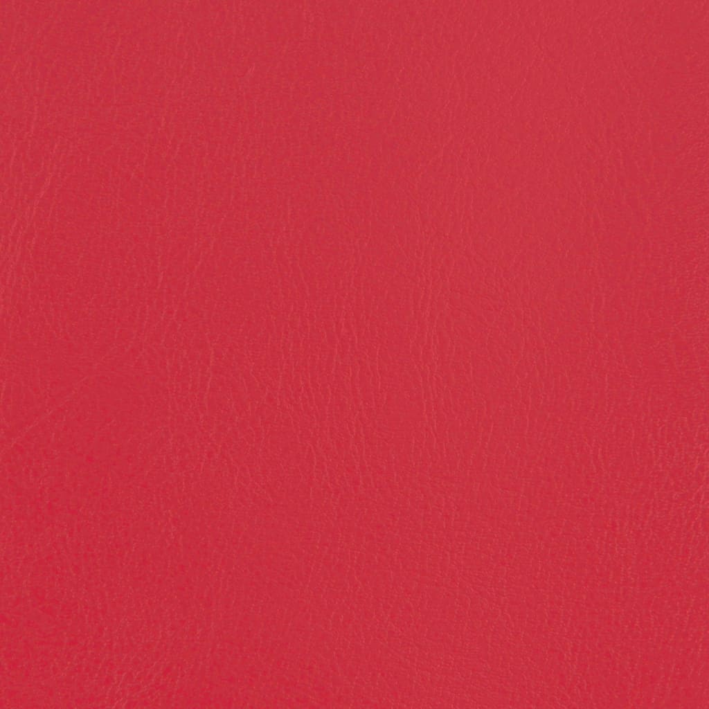 Kuipstoel met voetenbankje kunstleer rood is nu te koop bij PeponiXL, paradijselijk wonen!