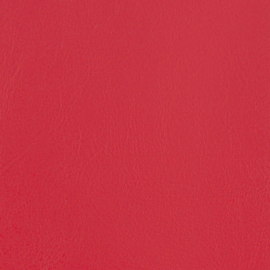 Kuipstoel met voetenbankje kunstleer rood is nu te koop bij PeponiXL, paradijselijk wonen!