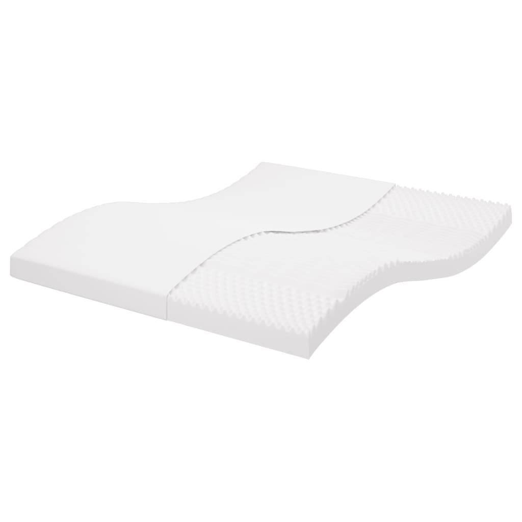 Schuimmatras 7 zones hardheid 20 ILD 180x200 cm wit is nu te koop bij PeponiXL, paradijselijk wonen!