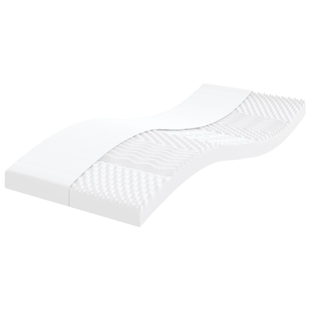 Schuimmatrassen 2 st 7 zones hardheid 20 ILD 90x200 cm wit is nu te koop bij PeponiXL, paradijselijk wonen!