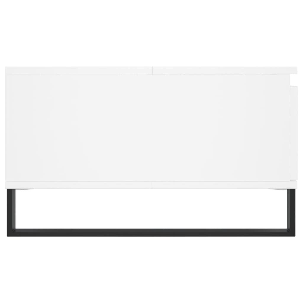 Salontafel 90x60x35 cm bewerkt hout wit is nu te koop bij PeponiXL, paradijselijk wonen!
